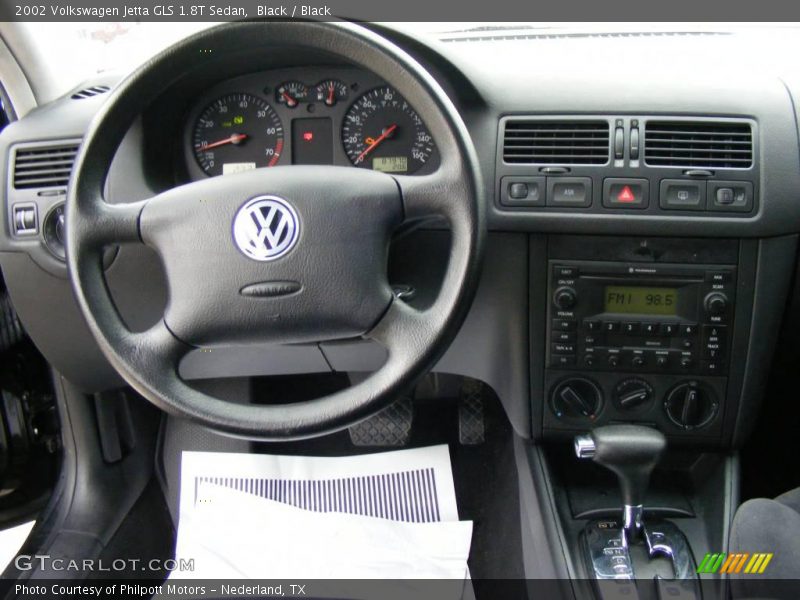 Black / Black 2002 Volkswagen Jetta GLS 1.8T Sedan