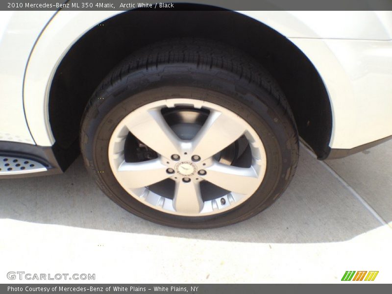 Arctic White / Black 2010 Mercedes-Benz ML 350 4Matic