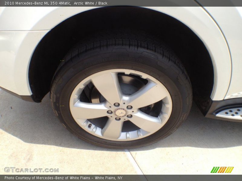 Arctic White / Black 2010 Mercedes-Benz ML 350 4Matic