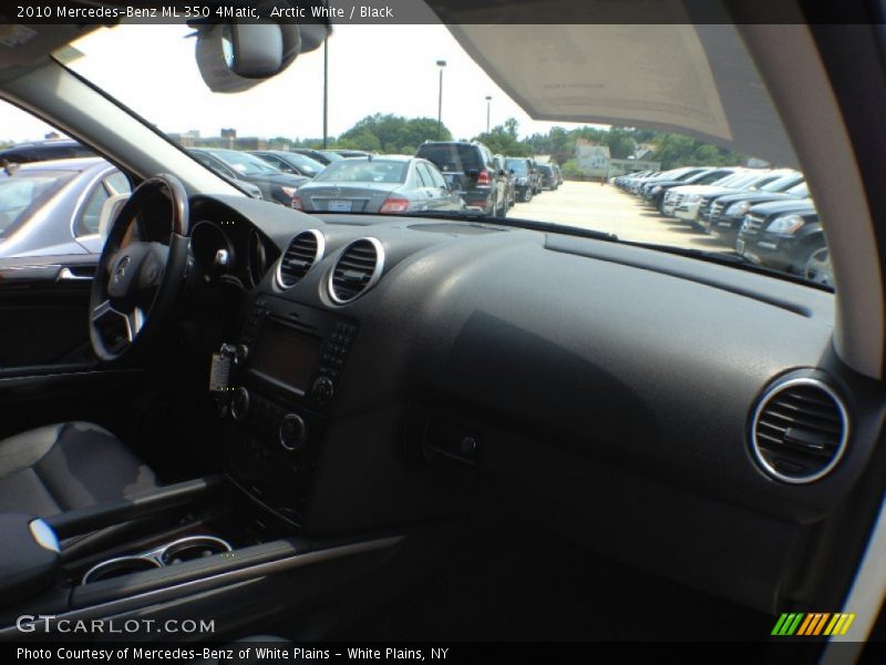 Arctic White / Black 2010 Mercedes-Benz ML 350 4Matic