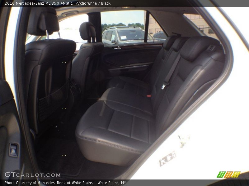 Arctic White / Black 2010 Mercedes-Benz ML 350 4Matic