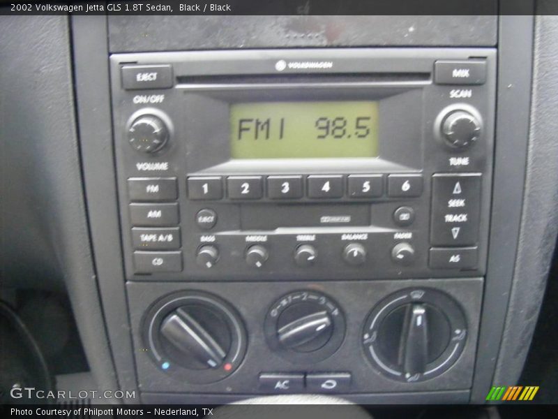 Black / Black 2002 Volkswagen Jetta GLS 1.8T Sedan