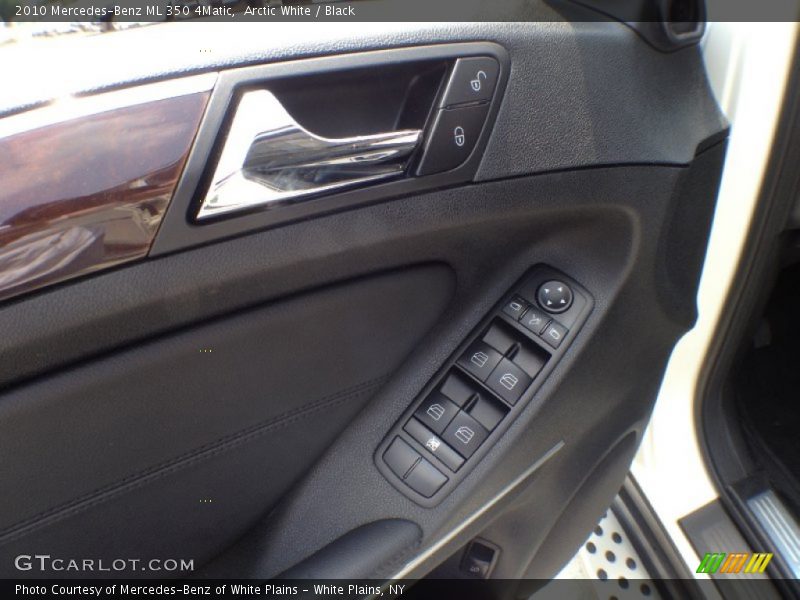 Arctic White / Black 2010 Mercedes-Benz ML 350 4Matic