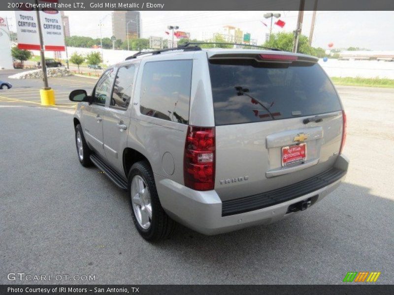 Gold Mist Metallic / Ebony 2007 Chevrolet Tahoe LTZ