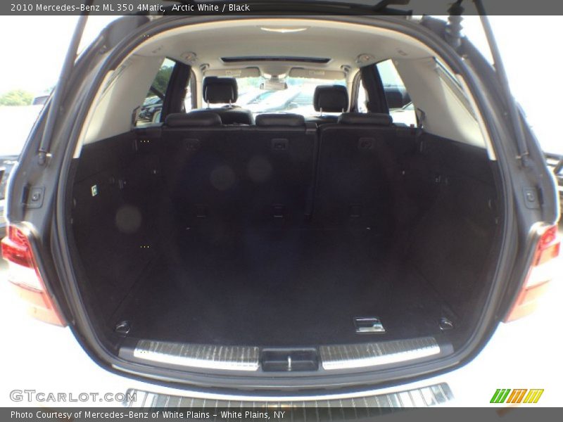 Arctic White / Black 2010 Mercedes-Benz ML 350 4Matic