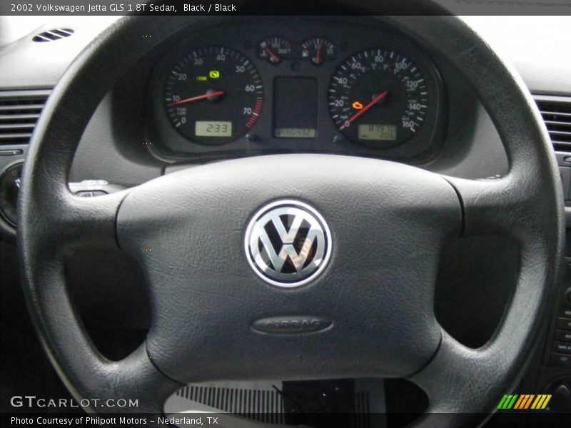 Black / Black 2002 Volkswagen Jetta GLS 1.8T Sedan