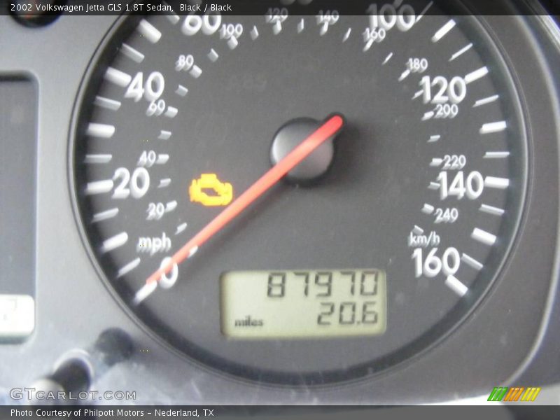 Black / Black 2002 Volkswagen Jetta GLS 1.8T Sedan