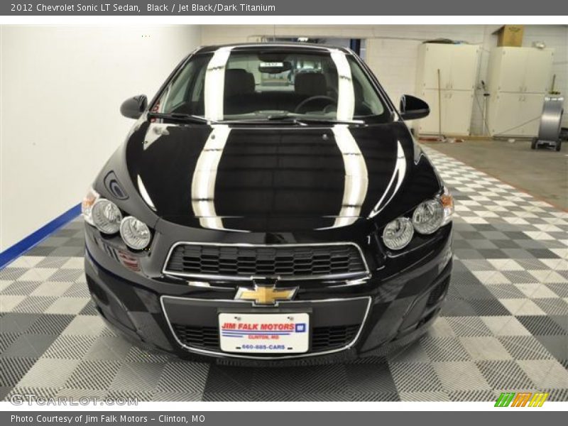Black / Jet Black/Dark Titanium 2012 Chevrolet Sonic LT Sedan