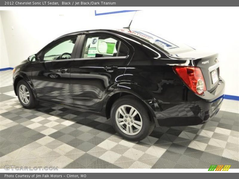 Black / Jet Black/Dark Titanium 2012 Chevrolet Sonic LT Sedan