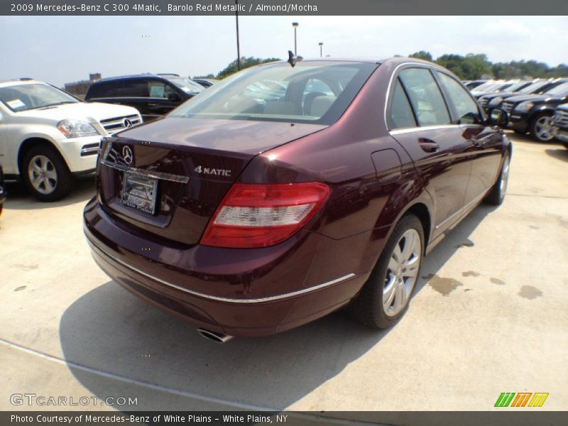 Barolo Red Metallic / Almond/Mocha 2009 Mercedes-Benz C 300 4Matic