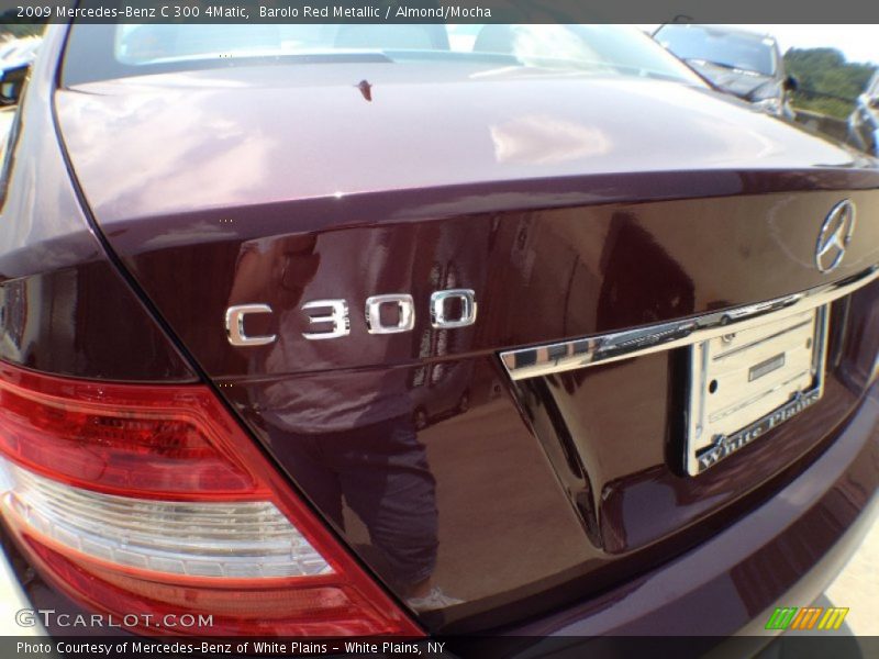 Barolo Red Metallic / Almond/Mocha 2009 Mercedes-Benz C 300 4Matic