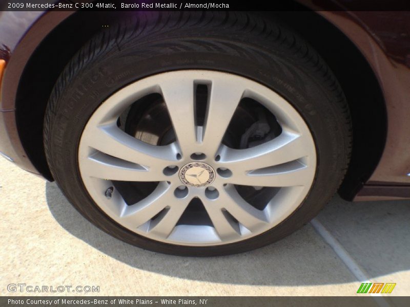 Barolo Red Metallic / Almond/Mocha 2009 Mercedes-Benz C 300 4Matic