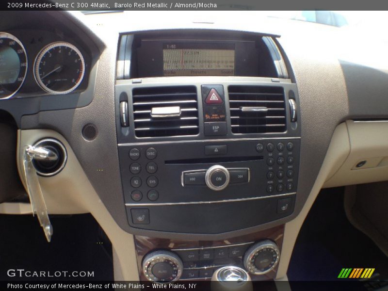 Barolo Red Metallic / Almond/Mocha 2009 Mercedes-Benz C 300 4Matic