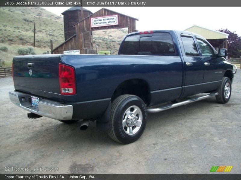 Patriot Blue Pearl / Dark Slate Gray 2005 Dodge Ram 3500 SLT Quad Cab 4x4