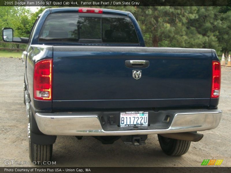 Patriot Blue Pearl / Dark Slate Gray 2005 Dodge Ram 3500 SLT Quad Cab 4x4