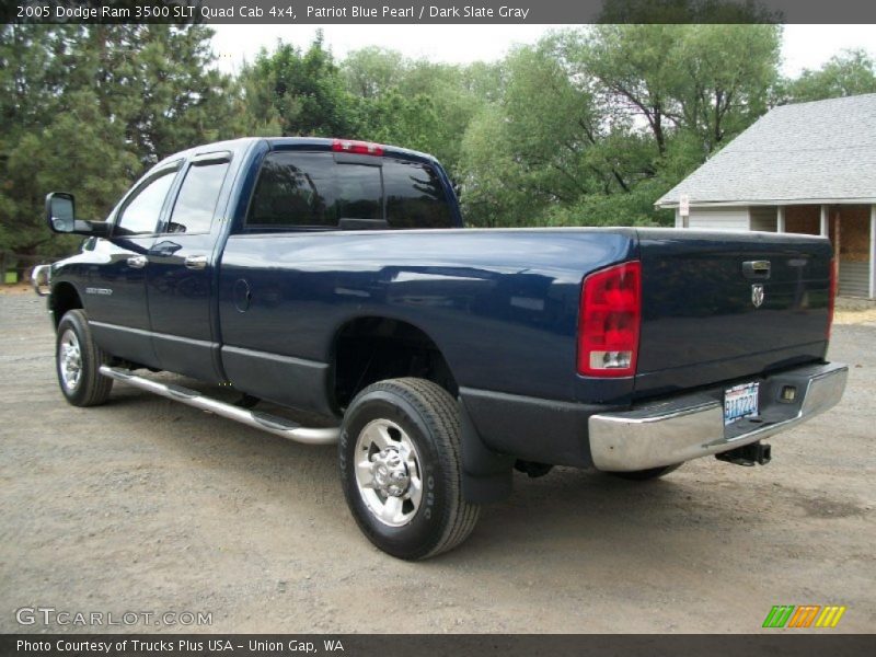 Patriot Blue Pearl / Dark Slate Gray 2005 Dodge Ram 3500 SLT Quad Cab 4x4