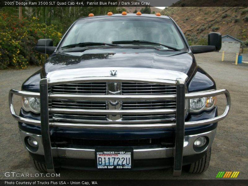 Patriot Blue Pearl / Dark Slate Gray 2005 Dodge Ram 3500 SLT Quad Cab 4x4