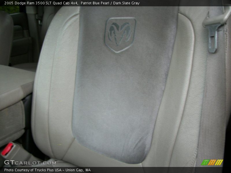 Patriot Blue Pearl / Dark Slate Gray 2005 Dodge Ram 3500 SLT Quad Cab 4x4