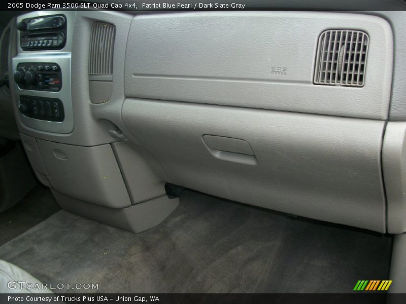Patriot Blue Pearl / Dark Slate Gray 2005 Dodge Ram 3500 SLT Quad Cab 4x4