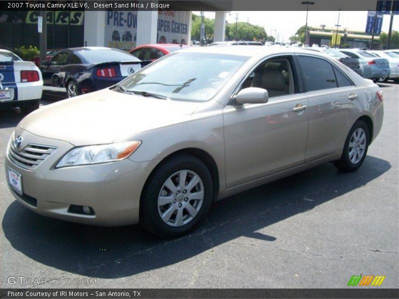 Desert Sand Mica / Bisque 2007 Toyota Camry XLE V6