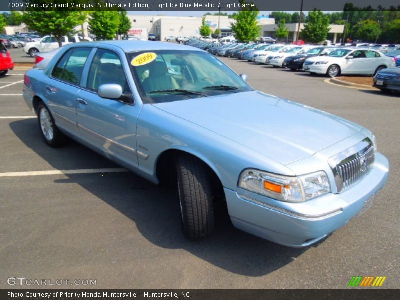 Light Ice Blue Metallic / Light Camel 2009 Mercury Grand Marquis LS Ultimate Edition