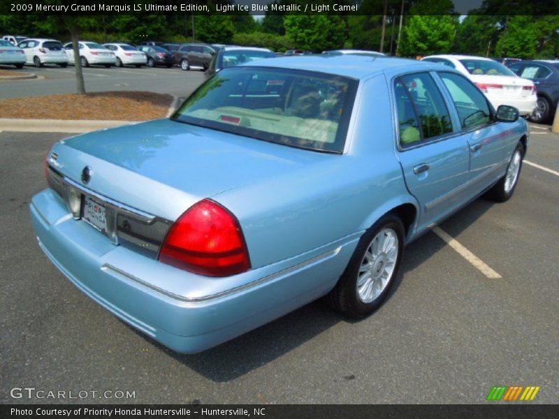 Light Ice Blue Metallic / Light Camel 2009 Mercury Grand Marquis LS Ultimate Edition