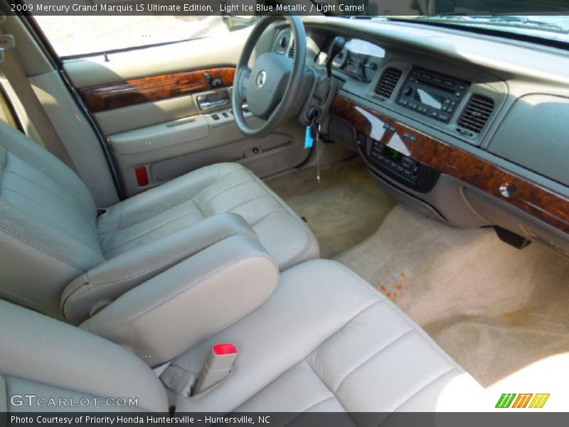 Light Ice Blue Metallic / Light Camel 2009 Mercury Grand Marquis LS Ultimate Edition
