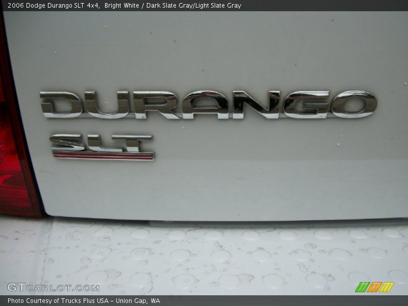 Bright White / Dark Slate Gray/Light Slate Gray 2006 Dodge Durango SLT 4x4