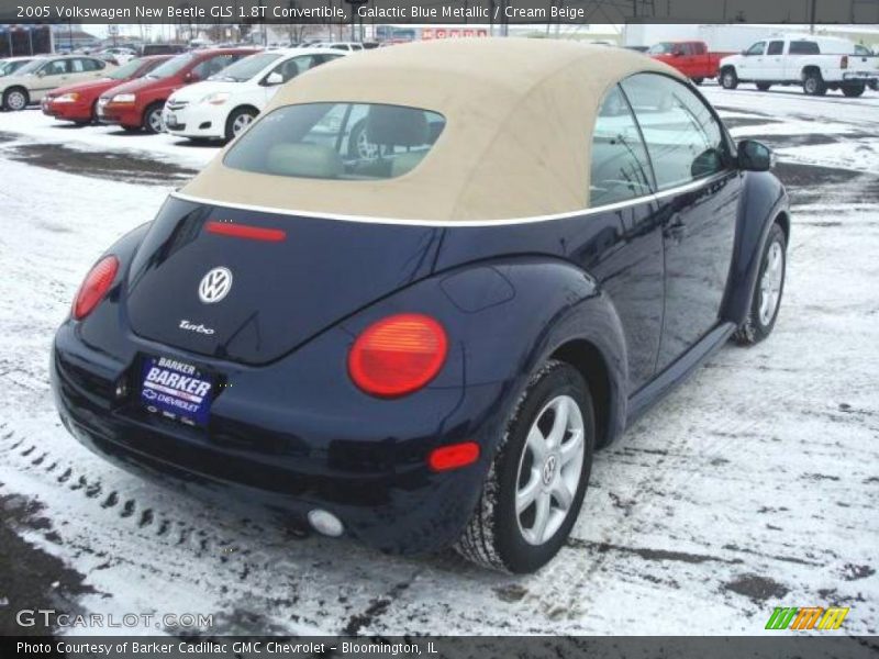 Galactic Blue Metallic / Cream Beige 2005 Volkswagen New Beetle GLS 1.8T Convertible