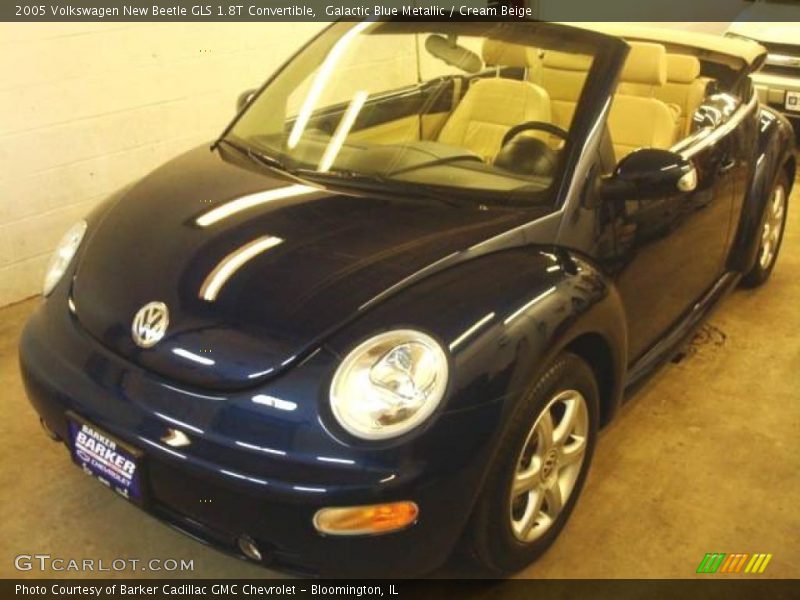 Galactic Blue Metallic / Cream Beige 2005 Volkswagen New Beetle GLS 1.8T Convertible