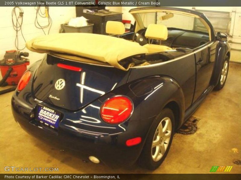 Galactic Blue Metallic / Cream Beige 2005 Volkswagen New Beetle GLS 1.8T Convertible