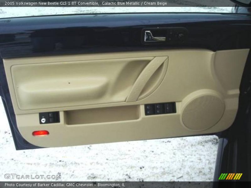 Galactic Blue Metallic / Cream Beige 2005 Volkswagen New Beetle GLS 1.8T Convertible