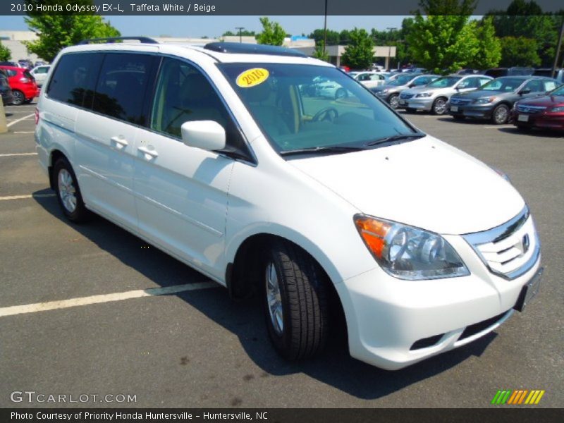 Taffeta White / Beige 2010 Honda Odyssey EX-L