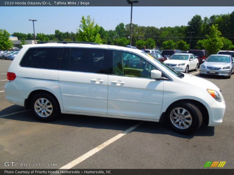 Taffeta White / Beige 2010 Honda Odyssey EX-L