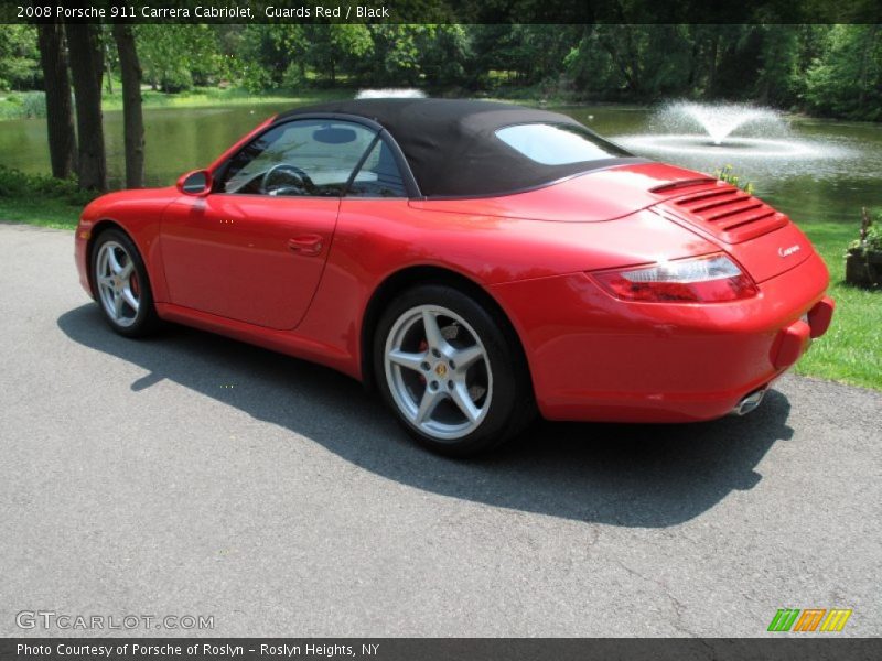 Guards Red / Black 2008 Porsche 911 Carrera Cabriolet