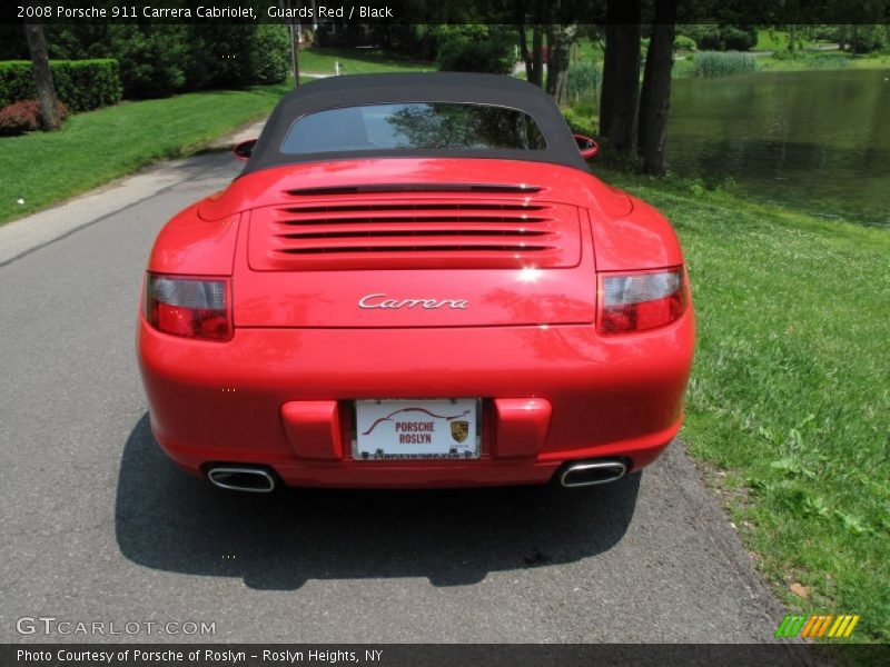 Guards Red / Black 2008 Porsche 911 Carrera Cabriolet