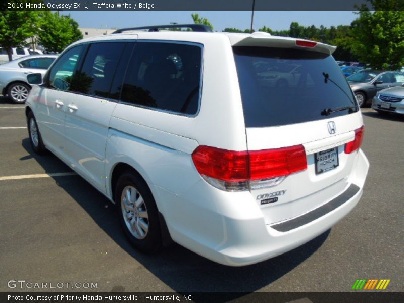Taffeta White / Beige 2010 Honda Odyssey EX-L
