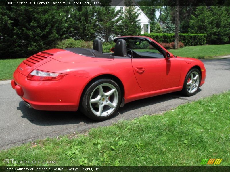 Guards Red / Black 2008 Porsche 911 Carrera Cabriolet