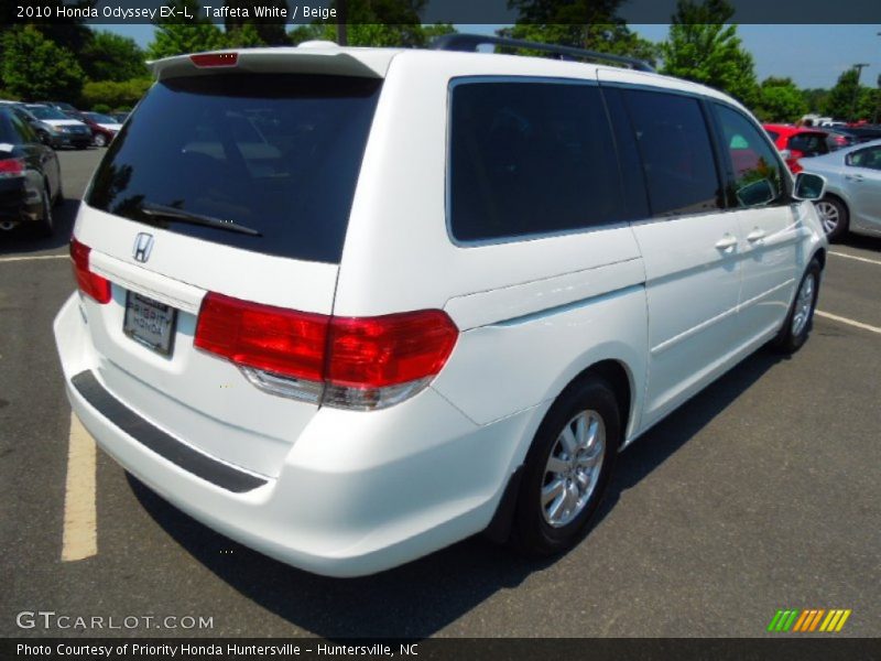 Taffeta White / Beige 2010 Honda Odyssey EX-L