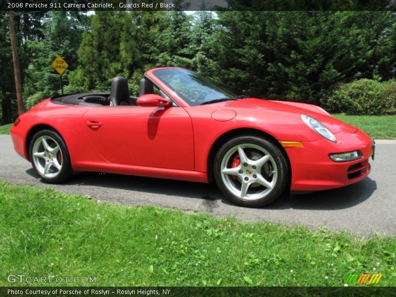 Guards Red / Black 2008 Porsche 911 Carrera Cabriolet