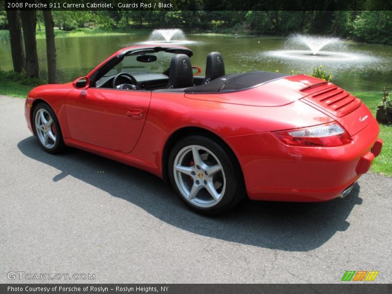 Guards Red / Black 2008 Porsche 911 Carrera Cabriolet