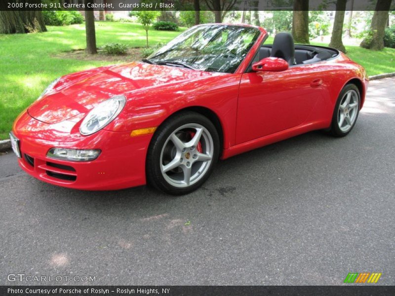 Guards Red / Black 2008 Porsche 911 Carrera Cabriolet