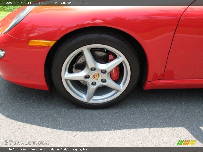 Guards Red / Black 2008 Porsche 911 Carrera Cabriolet