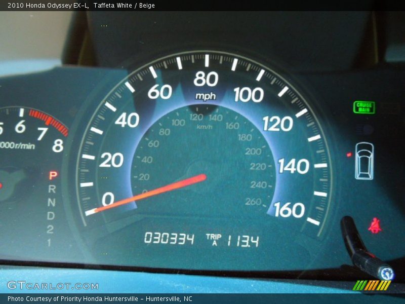 Taffeta White / Beige 2010 Honda Odyssey EX-L