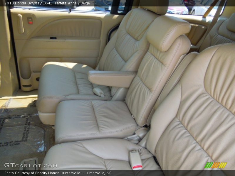 Rear Seat of 2010 Odyssey EX-L
