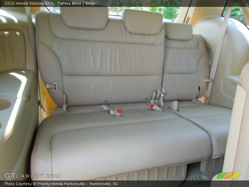 Rear Seat of 2010 Odyssey EX-L