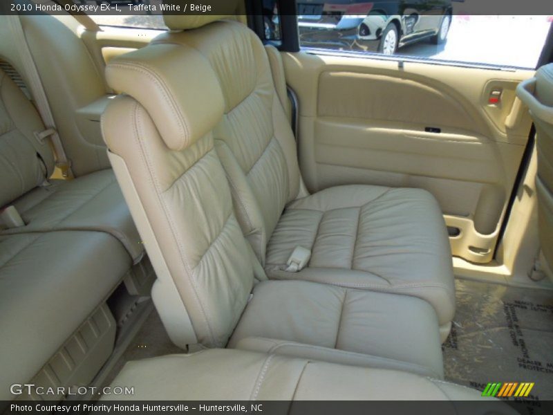 Rear Seat of 2010 Odyssey EX-L