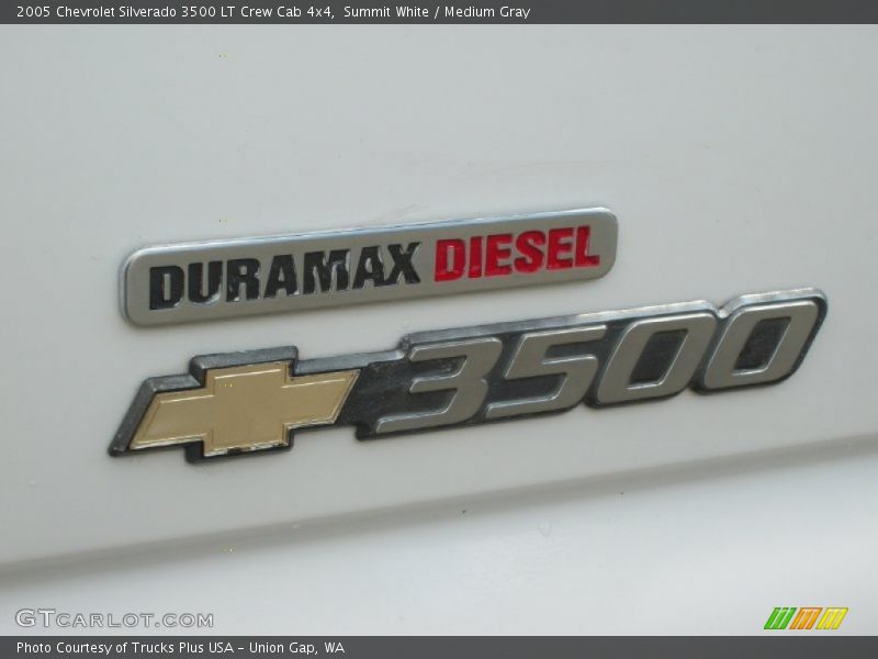 Summit White / Medium Gray 2005 Chevrolet Silverado 3500 LT Crew Cab 4x4