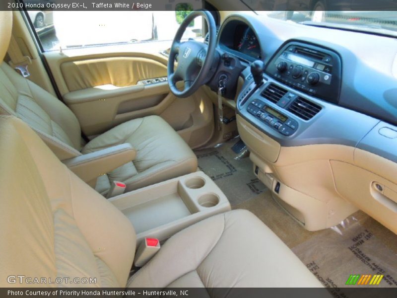 Taffeta White / Beige 2010 Honda Odyssey EX-L
