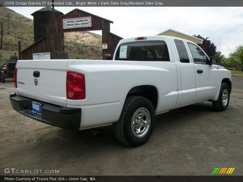 Bright White / Dark Slate Gray/Medium Slate Gray 2008 Dodge Dakota ST Extended Cab